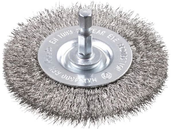 kwb 609830, Stålbørste, 6 mm, 7,5 cm, 0,3 mm, Metall, Rustfritt stål, Stein, Tre