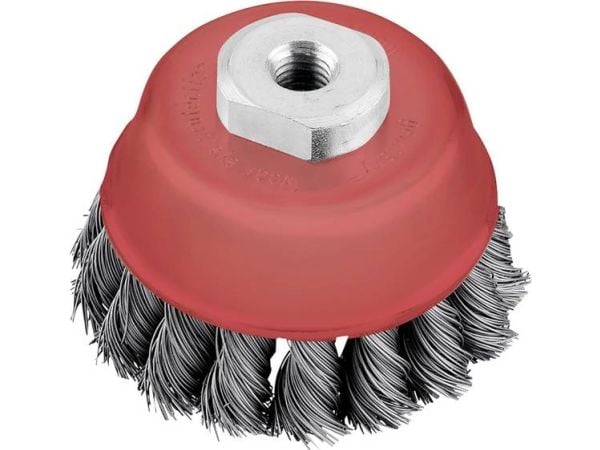 kwb 719206, Kopp stålbørste, 6,6 cm, 0,5 mm, Metall, Stein, Metall