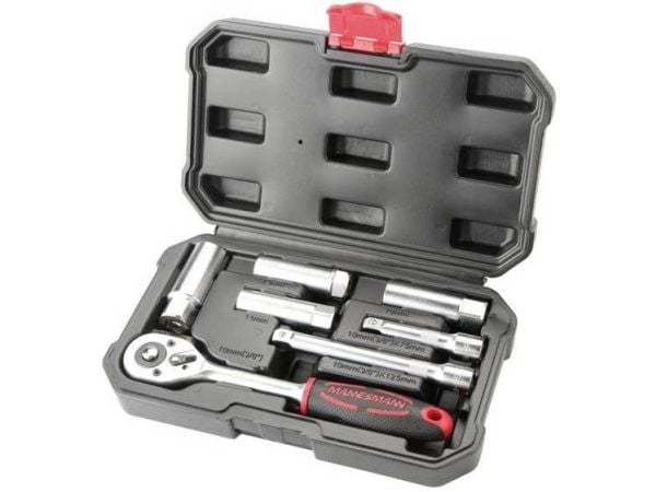 Brüder Mannesmann tennpluggmonteringssett 3/8 7-delt. M00174 (M00174)
