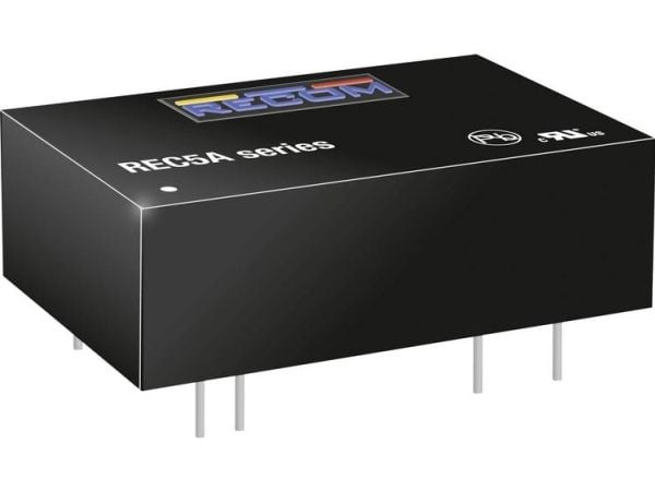 RECOM REC5A-2405SW/H2 DC/DC-muunnin, tulostus 1000 mA 5 W Lähtöjen määrä: 1 x