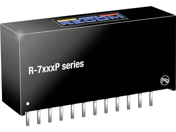 RECOM R-735.0P DC/DC-muunnin, tulostus 3000 mA Lähtöjen määrä: 1 x