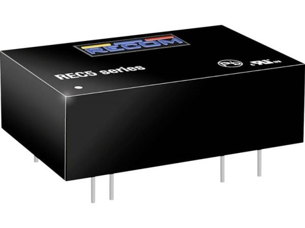 RECOM REC5-2415DRWZ/H2/A DC/DC-muunnin, tulostus 170 mA 5 W Lähtöjen määrä: 2 x