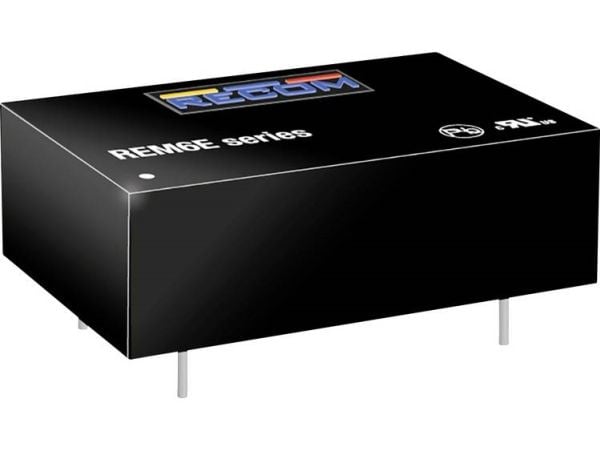 RECOM REM6E-2412S/R8/A DC/DC-muunnin, tulostus 500 mA 6 W Lähtöjen lukumäärä: 1 x
