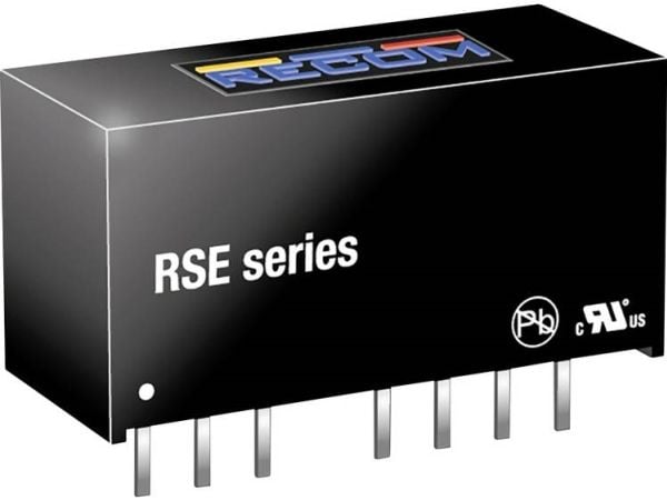 RECOM RSE-0505S/H2 DC/DC-muunnin, tulostus 400 mA 2 W Lähtöjen määrä: 1 x
