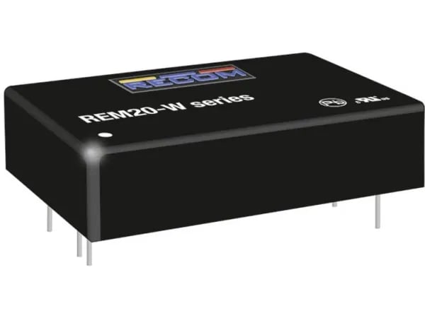 RECOM REM20-4815DW DC/DC-binäärimuunnin 667 mA 20 W Lähtöjen määrä: 2 x