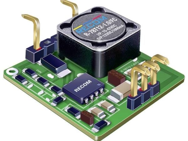 RECOM R-78T12-1.0/FC-R DC/DC binäärimuunnin 1000 mA Lähtöjen lukumäärä: 1 x