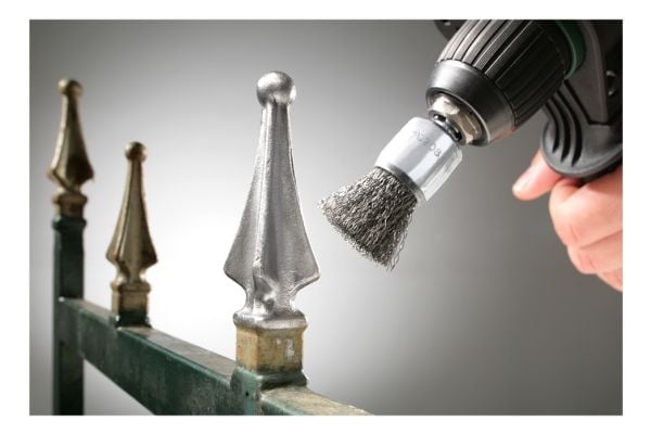 kwb 608030, Kopp stålbørste, 6 mm, 2,5 cm, 0,3 mm, Metall, Stein, Metall
