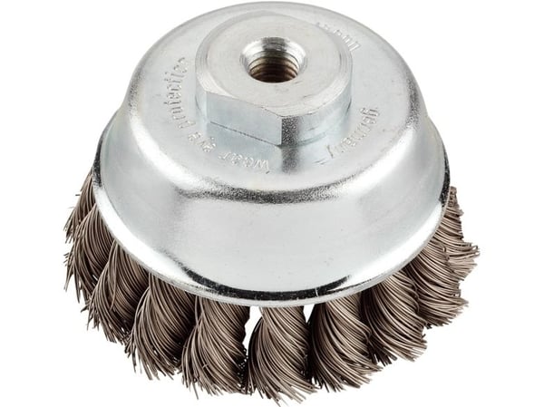 kwb 719210, Kopp stålbørste, 1,4 cm, 10 cm, 0,5 mm, Metall, Stein, Metall