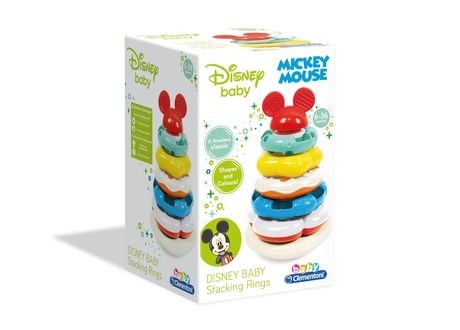 Clementoni Disney Baby Stacking Rings, 0,6 År, Multifärg