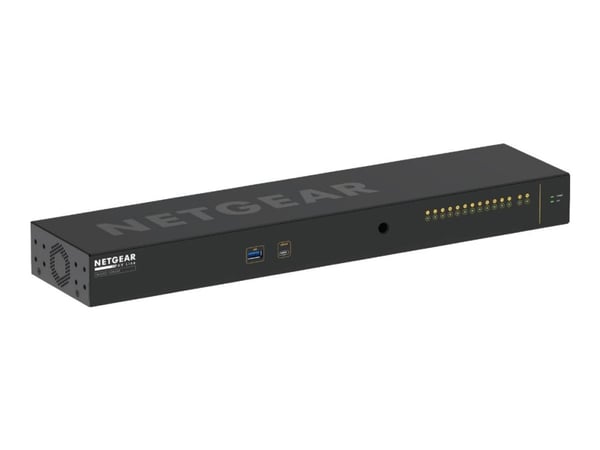 NETGEAR AV Line M4250-12M2XF - Switch - L3 - Administrerad - 12 x 10/100/1000/2.5G + 2 x 10 Gigabit SFP+ - sida till sida luftflöde - rackmonterbar
