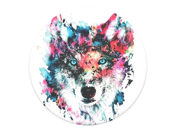 PopSockets Swappable PopGrip - Fingergrep/stativ for mobiltelefon - Ulv