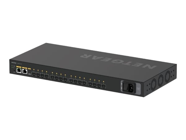 NETGEAR AV Line M4250-16XF - Switch - L3 - Styrt - 16 x 10 Gigabit SFP+ - side til side-luftflyt - rackmonterbar