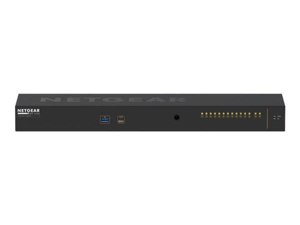 NETGEAR AV Line M4250-12M2XF - Switch - L3 - Styrt - 12 x 10/100/1000/2.5G + 2 x 10 Gigabit SFP+ - side til side-luftflyt - rackmonterbar