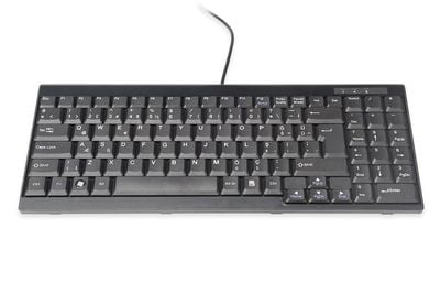 DIGITUS DS-72000TR - Tastatur - QWERTY - Tyrkisk - svart
