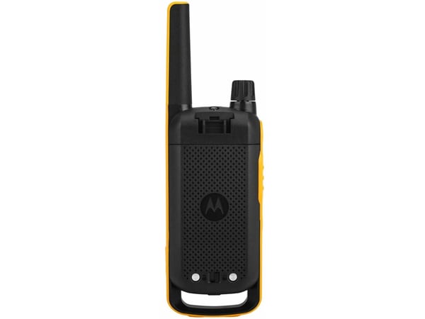 Motorola Talkabout T82 Extreme - Quad Pack - bærbar - toveis radio - PMR - 446 MHz - 16-kanalers - svart, gul (en pakke 4)