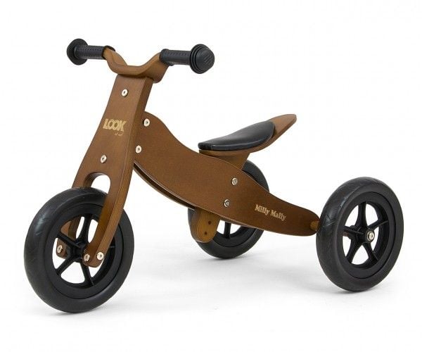 Milly Mally Cool Dark Natural 2in1 multifunksjonell barnesykkel