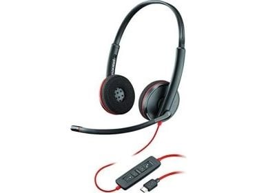 Poly Blackwire C3220 - 3200 Series - hodesett - on-ear - kablet - USB-C - lydisolerende