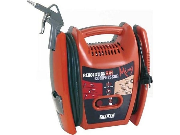 NUAIR stempelkompressor OLJEFRI KOMPRESSORGRUV 1100W 8BAR NUAIR NUMINY