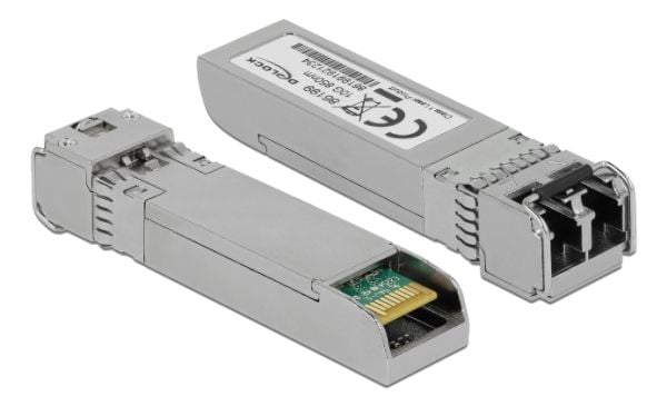 Delock - SFP+ transceivermodul - 10GbE - 10GBase-SR - LC multimodus - opp til 300 m - 850 nm - for P/N: 89475