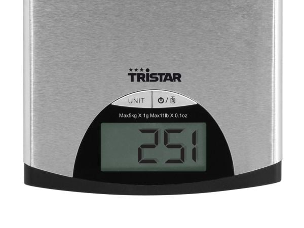 Tristar KW-2435 keittiövaaka Range=5 kg Hopea