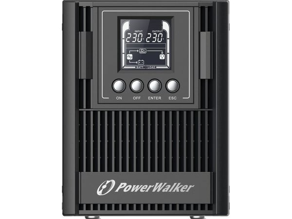 PowerWalker VFI 1000 AT - UPS - AC 80 - 300 V - 900 watt - 1000 VA - 9 Ah - RS-232, USB - utgangskontakter: 3