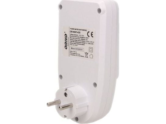 ORNO OR-WAT-435, 150-276W, LCD, knappe, 70 mm, 77,2 mm, 149 mm