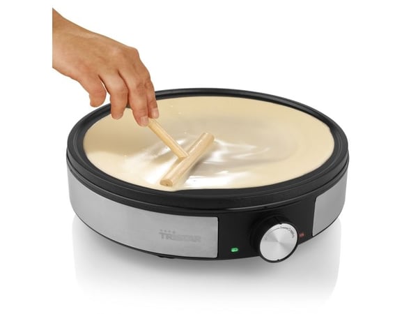 Tristar Crepe maker BP-2638 1200 W, Antall bakverk 1, Crepe, Sølv