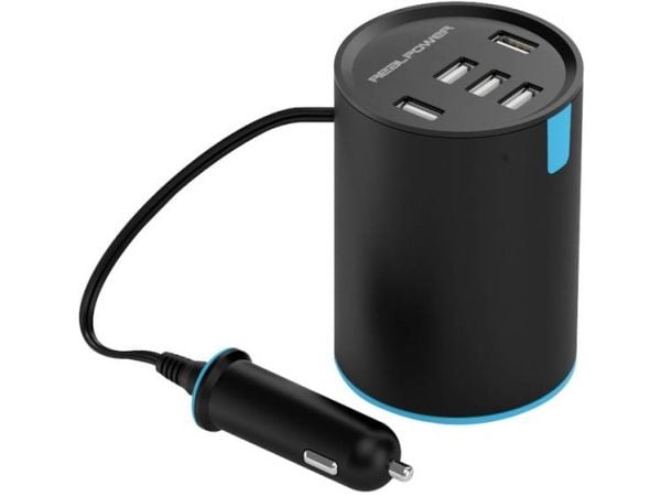 RealPower billader Tube 2400mA 5xUSB