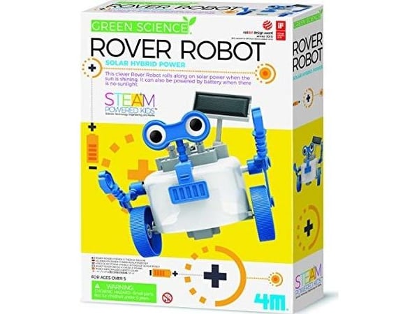 4M Green Science Rover-robot, robot, ingeniør, 5 år, blå, grå, hvit