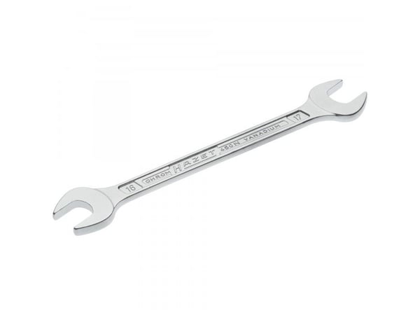 HAZET 450N-16X17, Kromvanadinstål, Krom, 16x17 mm, 205,7 mm, 105 g, 1 styck