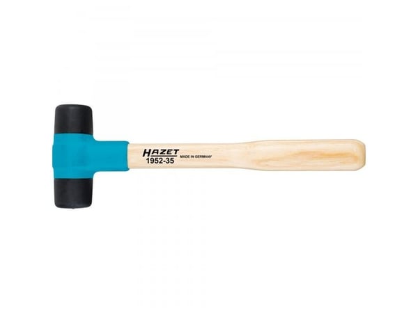 HAZET 1952-50, Murerhammer, Plast, Tre, Sort, Blå, Tre, 342 mm, 984 g