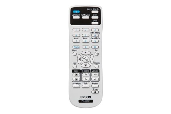 Epson - Fjernkontroll - for Epson EX3260, Pro EX7260; Home Cinema 1080; PowerLite 10X, 970, 980, 990, Home Cinema 760