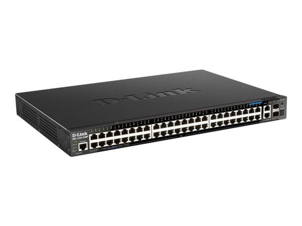 D-Link DGS 1520-52MP - Switch - L3 - smart - 44 x 10/100/1000 (PoE+) + 4 x 2.5GBase-T (PoE+) + 2 x 10 Gigabit Ethernet + 2 x 10 Gigabit SFP+ - rack...