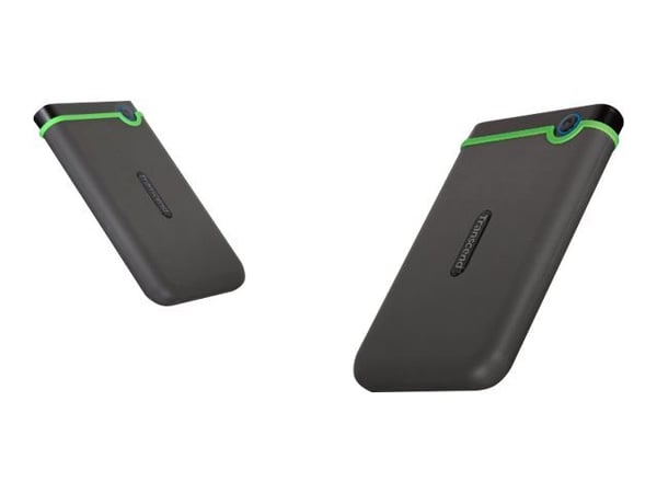 Transcend StoreJet 25M3C - Harddisk - 4 TB - ekstern (bærbar) - 2.5" - USB 3.1 Gen 1 - jerngrå