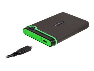 Transcend StoreJet 25M3C - Harddisk - 4 TB - ekstern (bærbar) - 2.5" - USB 3.1 Gen 1 - jerngrå