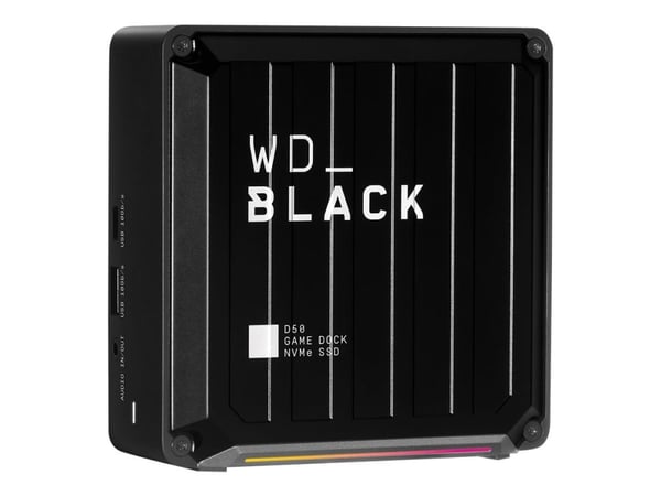 Western Digital D50, SSD-kotelo, 10 Gbit/s, USB-liitettävyys, Musta