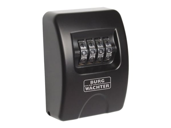 BURG-WÄCHTER Key Safe, Svart, Kombinasjonslås, 61 x 39 x 85 mm