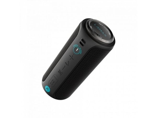 Lamax SOUNDER2, 30 W, 115 - 20000 hz, Kabel & Trådlös, Bärbar stereohögtalare, Svart, Blå, Cylinder