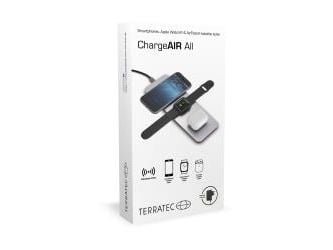 Terratec ChargeAIR All, Innendørs, 9 V, Trådløs lading, Aluminium