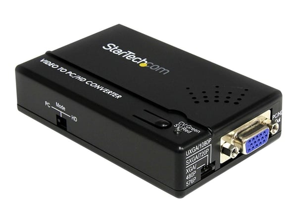 StarTech Composite and S-Video to VGA Video Scan Converter - composite to VGA - scan Converter - s-Video to VGA (VID2VGATV2) - Videokonverter - sam...