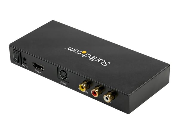 StarTech.com VID2HDCON2, aktiv videokonverter, svart, plast, CE, FCC, REACH, 1280 x 720 piksler, 720p