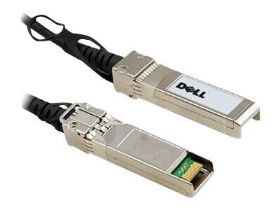 Dell 10GbE Direct Attach - Direktkopplingskabel - SFP+ (hane) till SFP+ (hane) - 50 cm - dubbelaxlad - för Networking N1148; PowerSwitch S4112, S52...