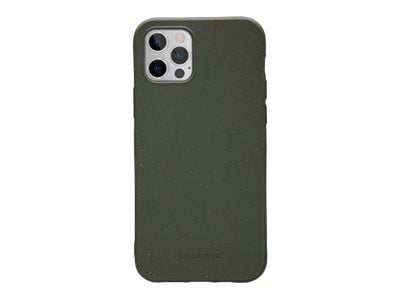 dbramante1928 Grenen - Baksidedeksel for mobiltelefon - 100 % biodegraderbart plantebasert materiale - mørk olivengrønn - 6.7" - for Apple iPhone 1...