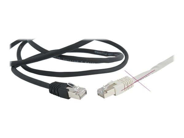 Cablexpert - Kablage - RJ-45 (hann) til RJ-45 (hann) - 2 m - S/FTP - CAT 6a - halogenfri, formet - svart