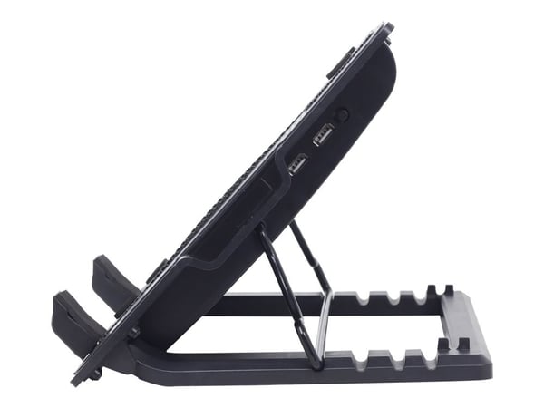 Gembird - Fläkt till bärbar dator/notebook - 17" - 150 mm - svart