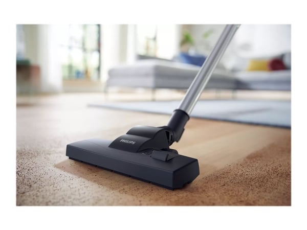 Philips 2000 Series XB2125 - Støvsuger - kanister - uten pose - dark blue/yellow