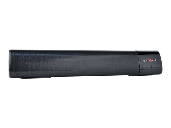 GMB Audio SPK-BT-BAR400-01 - Lydplanke - for bærbar bruk - trådløs - Bluetooth - 10 watt - svart