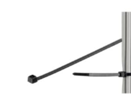 Microconnect CABLETIE5, Tikasmallinen johdinside, Musta, 280 mm, 4,8 mm, 4,8 mm, 56 g