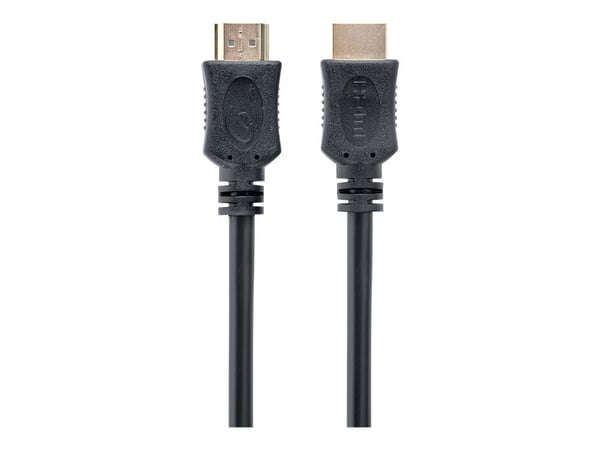 Cablexpert Select Series CC-HDMI4L-0.5M - High Speed - HDMI-kabel med Ethernet - HDMI hann til HDMI hann - 50 cm - skjermet - svart - formstøpt, 4K...
