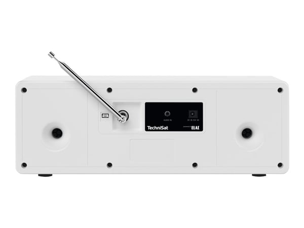 TechniSat DigitRadio 4 C - DAB-radio - 2 x 10 watt - hvit